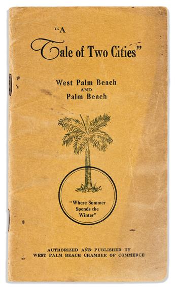 (FLORIDA.) A Tale of Two Cities: West Palm Beach and Palm Beach.                                                                                 